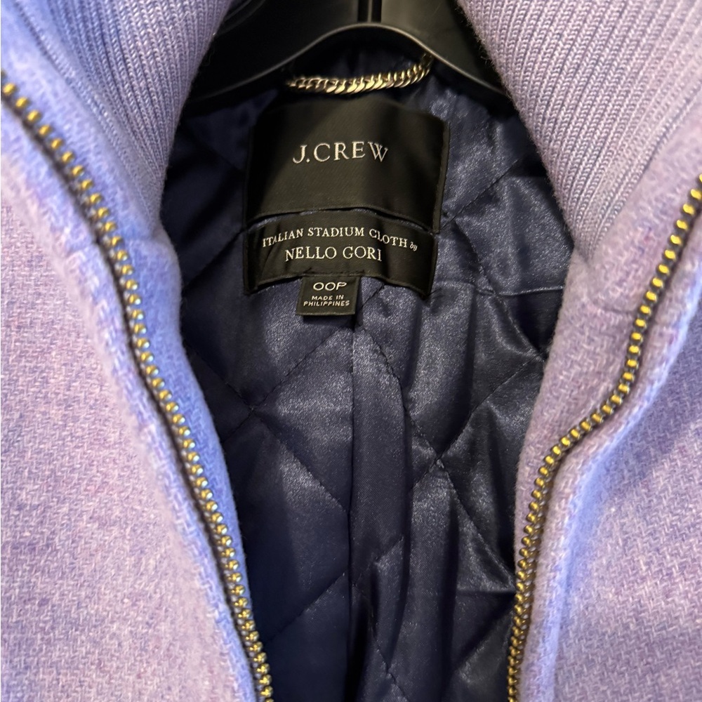 J. Crew Women's Purple Trench Coat - Picture 2 of 3